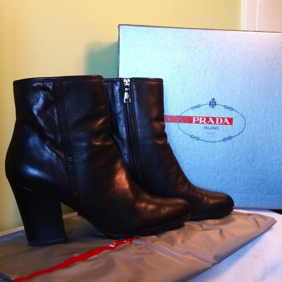 PRADA MILANO BOOTIES - Picture 1 of 8